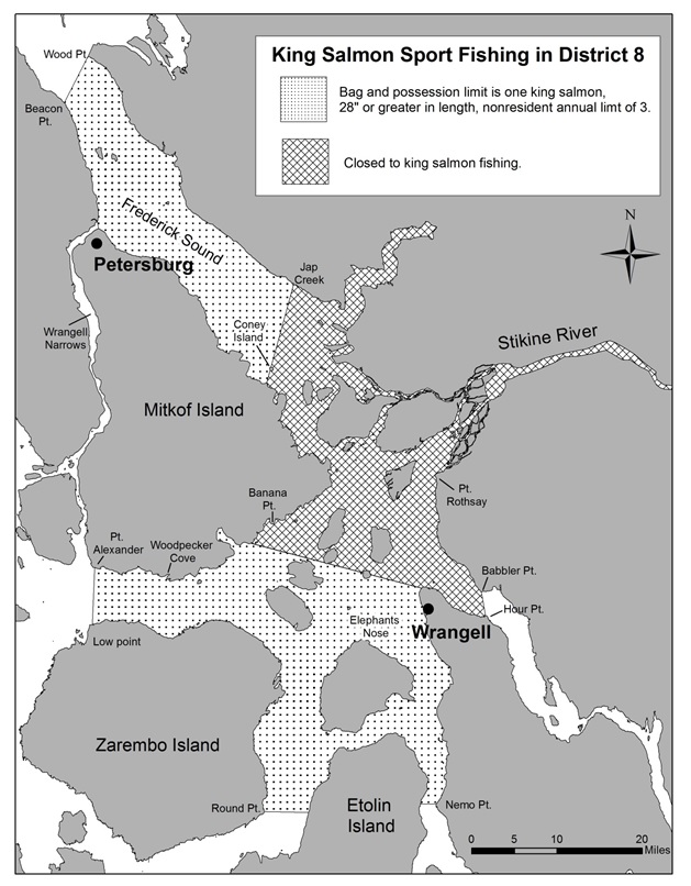 NEW KING SALMON SPORT FISHING RESTRICTIONS IN MARINE WATERS OFF THE STIKINE RIVER 